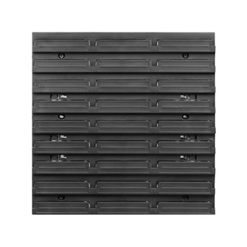 Panou depozitare scule, Botle, Plug in, 386 x 390 mm, Negru Panou depozitare scule, Botle, Plug in, 386 x 390 mm, Negru