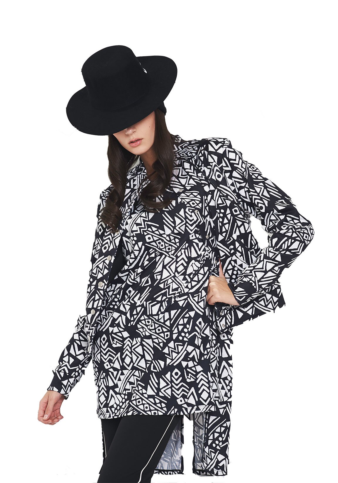 Jacheta neopren, KVINNA, imprimeu tribal