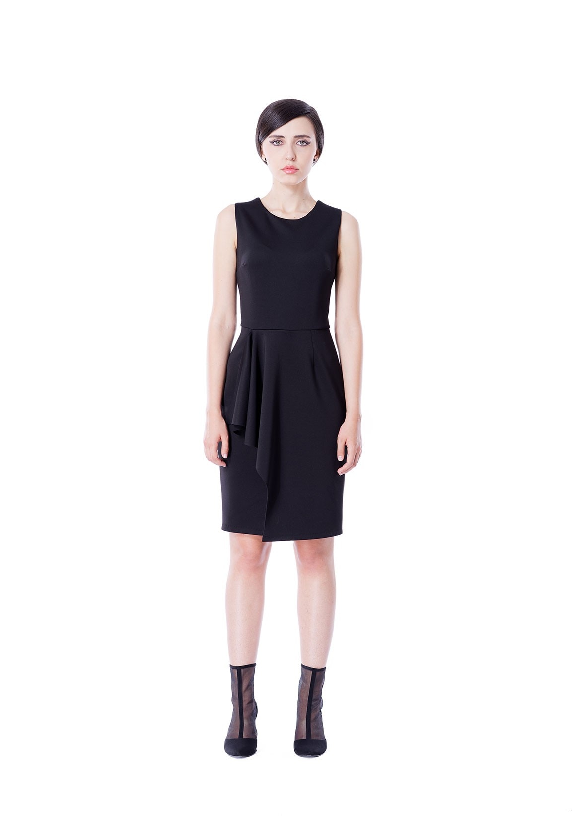 Rochie Ladylike, KVINNA, fara maneca, negru