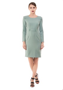 Rochie Aquagrey Cu Maneca Lunga Kvinna Office Emag Ro