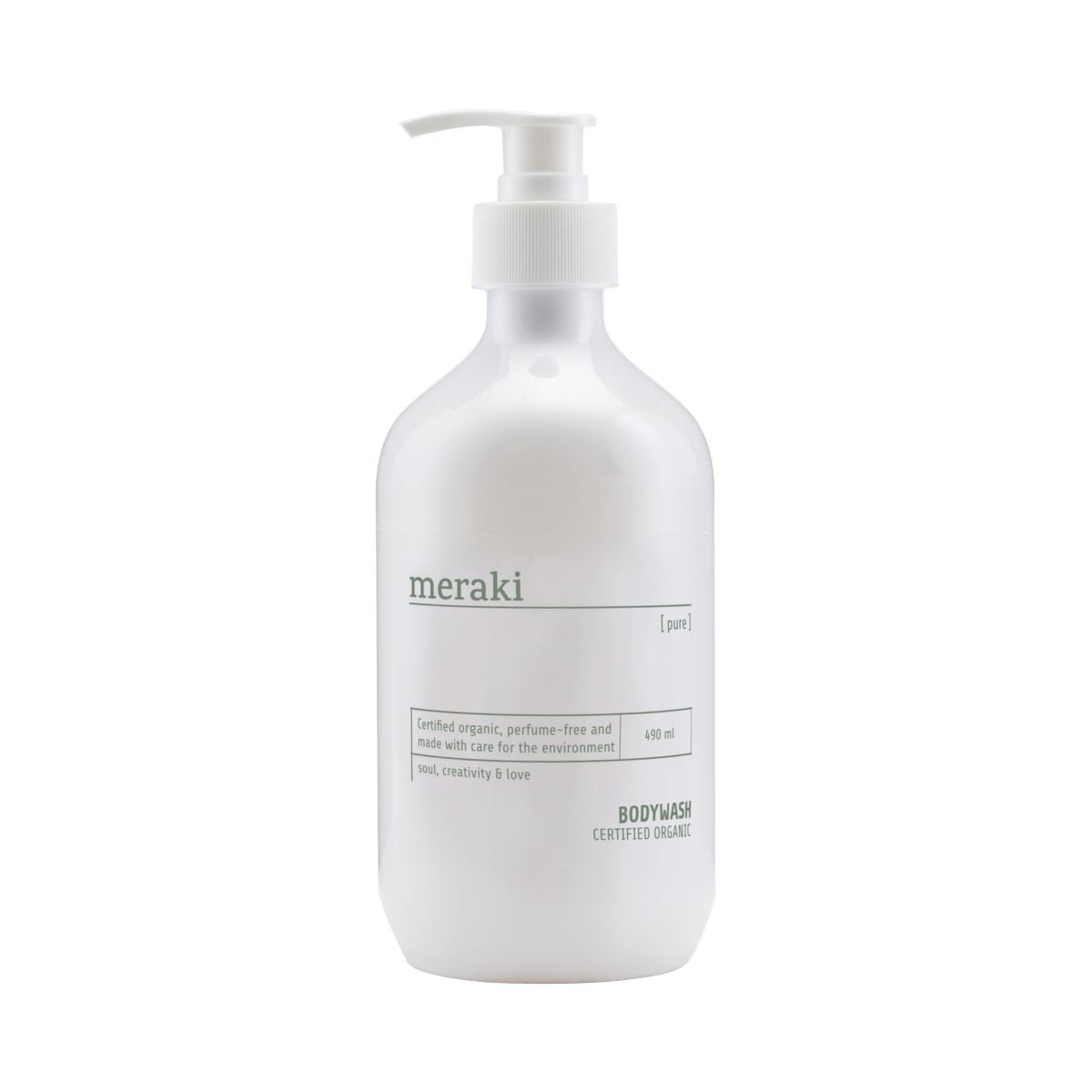Gel de dus Meraki, Pure Body Wash, 490 ml