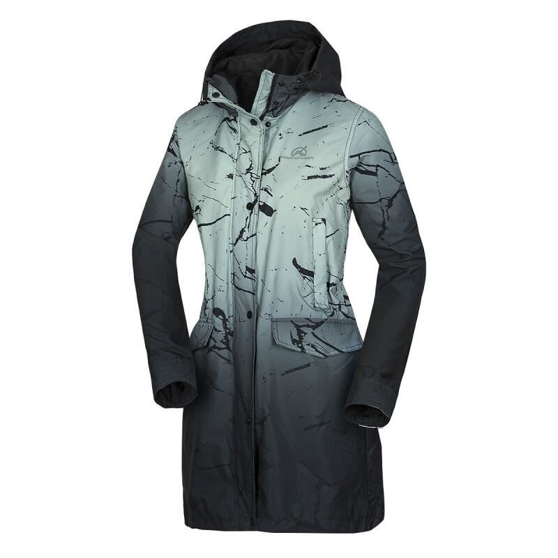 Jacheta femei NORTHFINDER Zora BU-4877SP, Negru/Alb