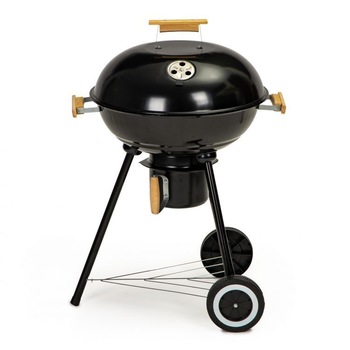 Gratar metalic cu capac si aerisire, recipient pentru cenusa cu maner, D 46 x 57 x 80 cm Gratar metalic cu capac si aerisire, recipient pentru cenusa cu maner, D 46 x 57 x 80 cm