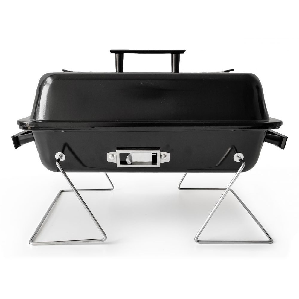 Gratar pentru gradina, mobil, usor de transportat, spatiu generos pentru gatit, D 48 x 28 x 31cm