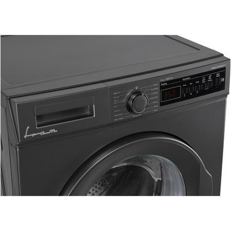 Masina de spalat rufe Fram FWM-V714T2SLD+++, 7 kg, 1400 rpm, Clasa D, Display digital, Allergy safe, Start intarziat, Anti-sifonare, Eco-Logic, Gri