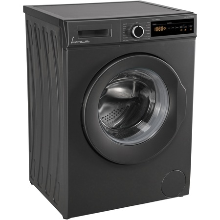 Masina de spalat rufe Fram FWM-V914T2TSD+++, 9 kg, 1400 rpm, Clasa D, Motor DC, Control touch, Display LED, Allergy safe, Start intarziat, Anti-sifonare, Eco-Logic, Detectare spuma, Gri
