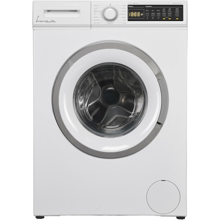 Masina de spalat rufe Fram FWM-V712T2D++, 7 kg, 1200 rpm, Clasa D, Display LED, Start intarziat, Anti-sifonare, Eco-Logic, Alb