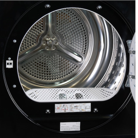 Uscator de rufe Fram FHPD-V8T2BKA++, Pompa de caldura, 8 kg, Clasa A++, Display LED, Iluminare cuva, Start intarziat, Anti-sifonare, Negru