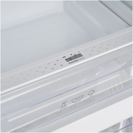 Combina frigorifica Fram FC-VRR340BGF+, 340l, Clasa F, Less Frost, Lumina LED, Dezghetare automata frigider, H 190 cm, Bej
