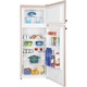 Frigider cu doua usi Fram FDD-VRL212BGF+, 213 l, Less Frost, Congelare rapida, Lumina LED, Dezghetare automata frigider, Clasa F, H 144 cm, Bej