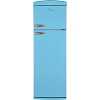 Frigider cu doua usi Fram FDD-VRR311BLF+, 312 l, Lumina LED, Dezghetare automata frigider, Clasa F, H 179.4 cm, Albastru