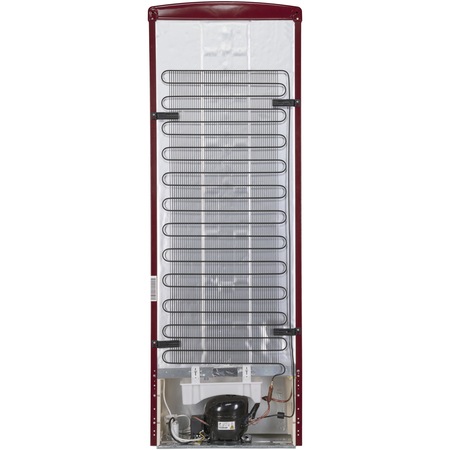 Frigider cu o usa Fram FSD-VRR315BDF+, 315l, Clasa F, Ventilator, Lumina LED, H 176.9 cm, Visiniu
