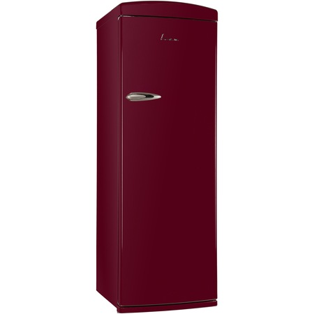 Frigider cu o usa Fram FSD-VRR315BDF+, 315l, Clasa F, Ventilator, Lumina LED, H 176.9 cm, Visiniu