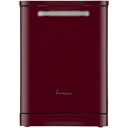 Masina de spalat vase Fram FDW-VRR606BDE++, 12 seturi, 6 programe, Clasa E, Display LED, Pornire intarziata, Aquastop, 60 cm, Visiniu