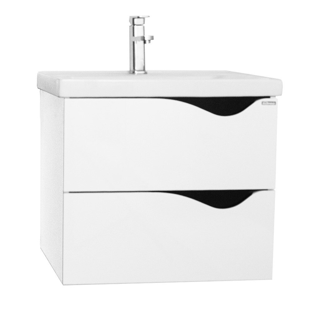 Baza si lavoar Badenmob , seria 797-70cm , Alb