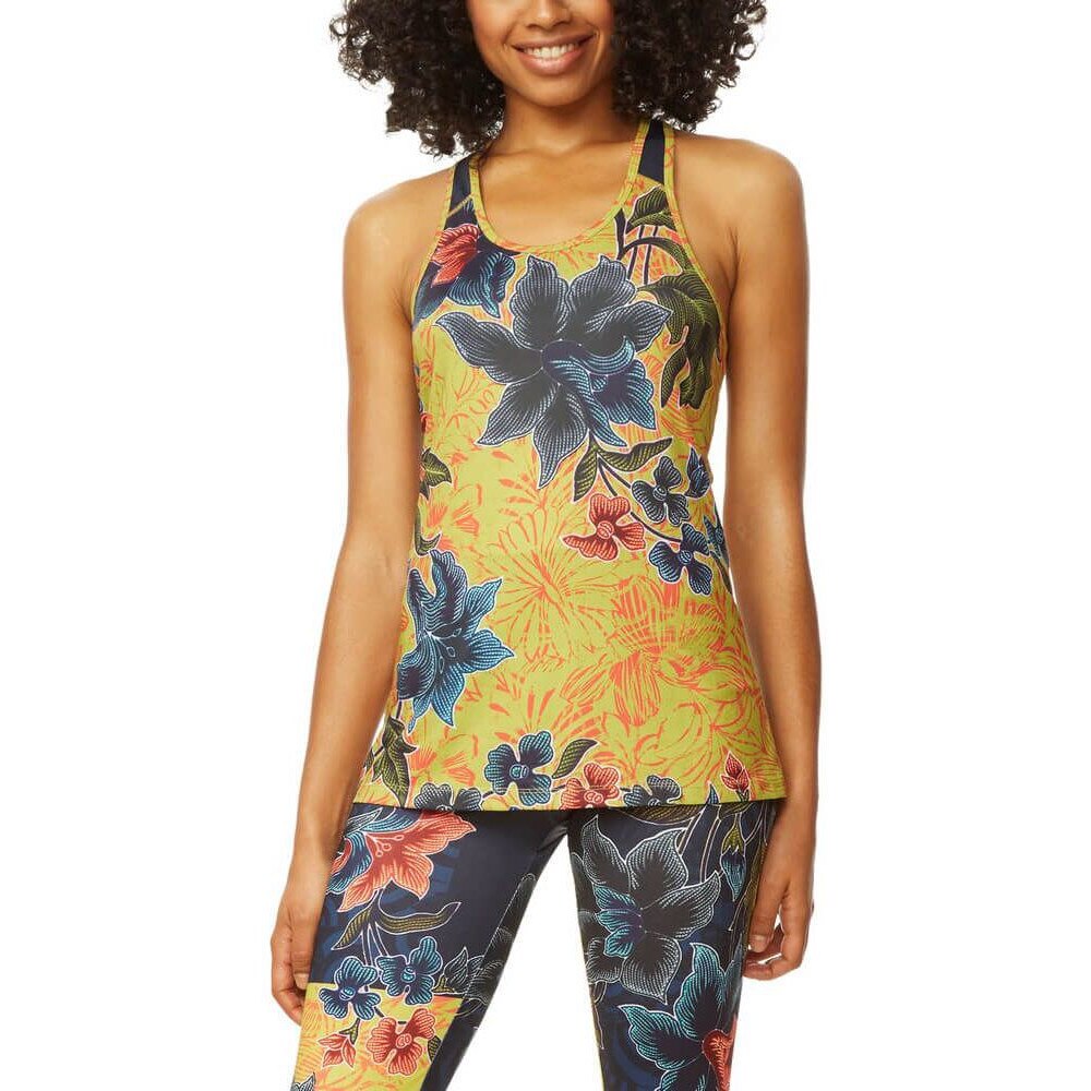 Tricou de sport pentru femei, Desigual Ts_Racer Geopatch, Galben, S