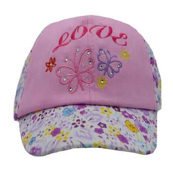 Sapca pentru fete Mini Junior SCC-124, Roz 48-50 Sapca pentru fete Mini Junior SCC-124, Roz 48-50