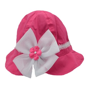 Palarie pentru fete Mini Junior PPFNN-1, Fucsia 54 Palarie pentru fete Mini Junior PPFNN-1, Fucsia 54