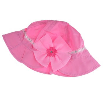 Palarie pentru fete Mini Junior PPFNN-2, Roz 54 Palarie pentru fete Mini Junior PPFNN-2, Roz 54