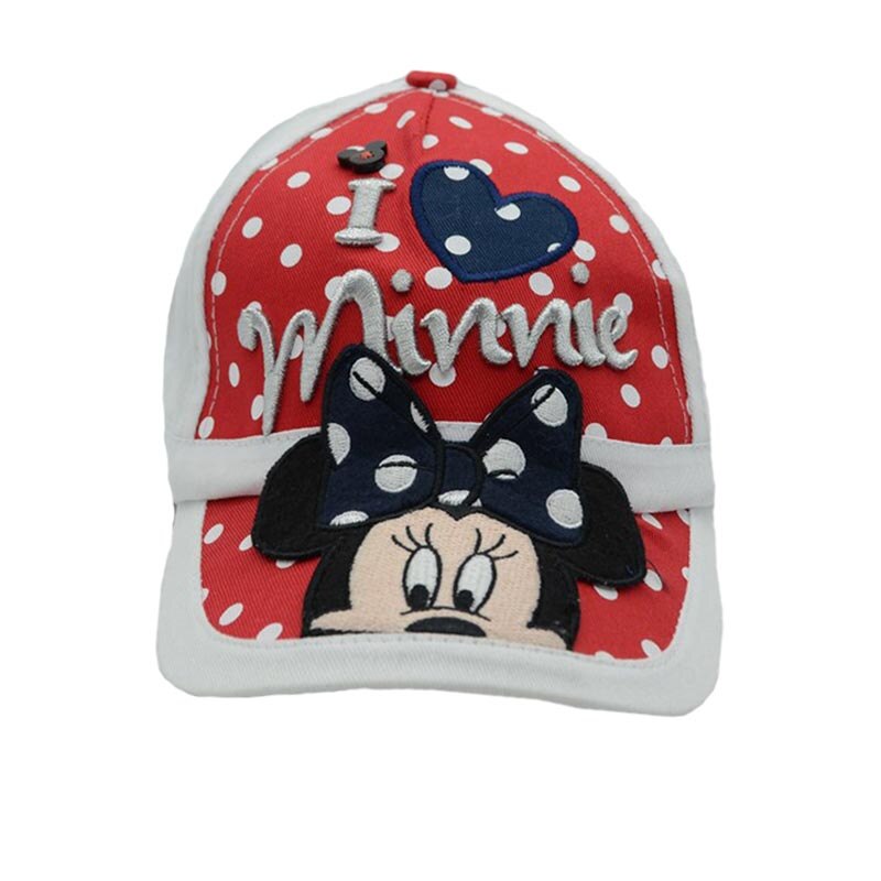 Sapca pentru fete Sun City Minnie Mouse OE4079RO, Rosu 11088