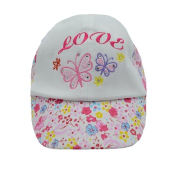 Sapca pentru fete Mini Junior SCC-130, Roz 48-50 Sapca pentru fete Mini Junior SCC-130, Roz 48-50