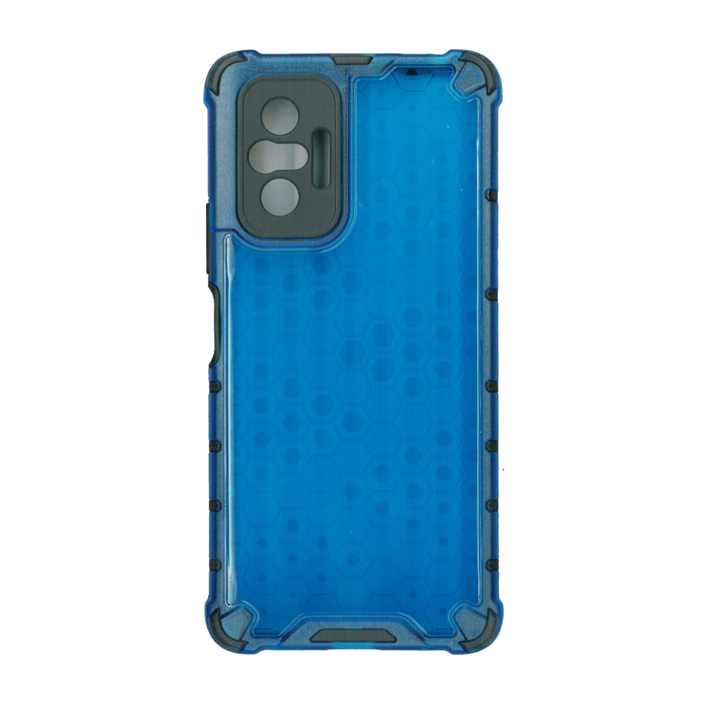 Husa protectie spate anti-shock hexa, pentru Xiaomi Redmi Note 10 Pro, albastru