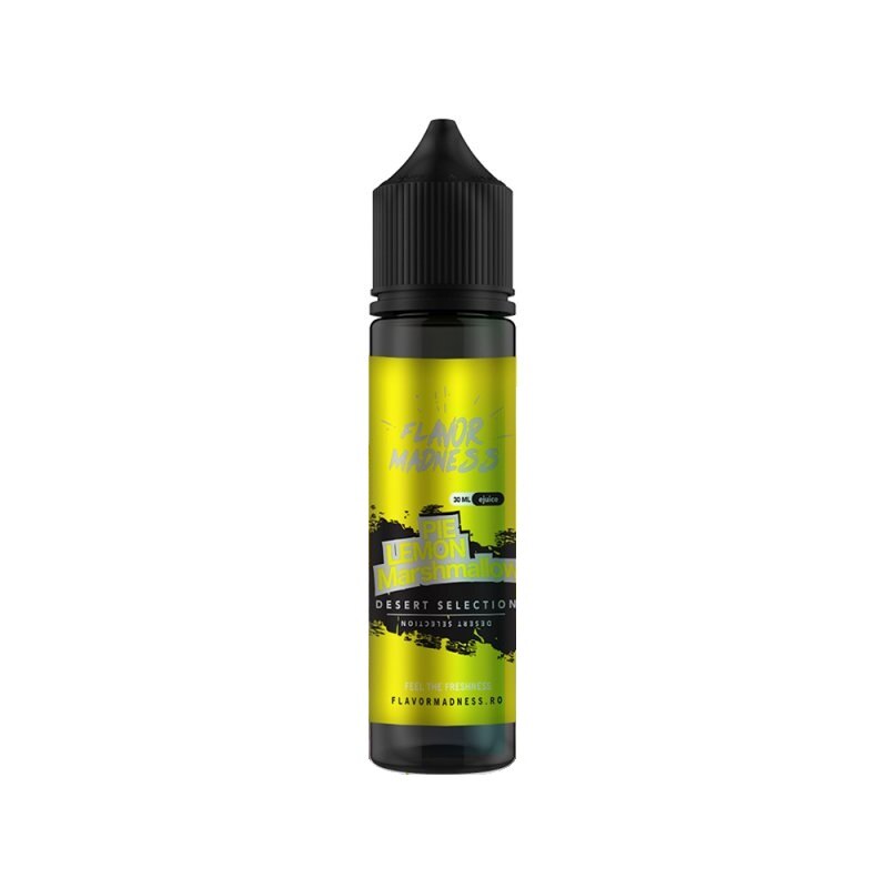 Lichid Tigara Electronica Flavor Madness - Lemon Pie Marshmallow ,30ml ,0mg/ml