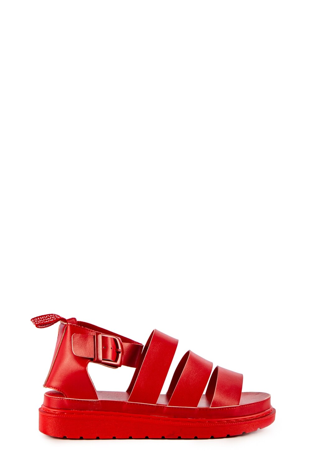 Sandale dama Mylia Bej, Rosu