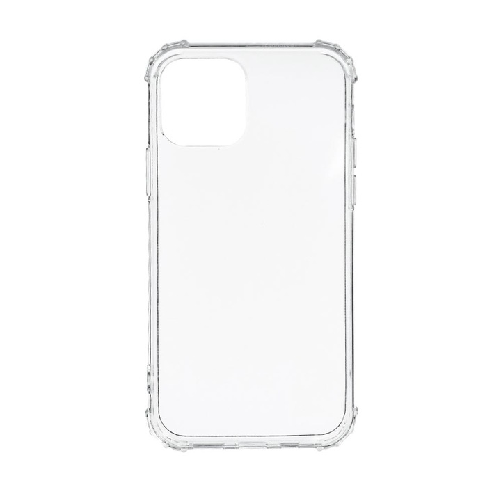 Husa Anti Shock, Compatibila Cu Apple iPhone 11, Transparent, Silicon Premium, Rezistenta