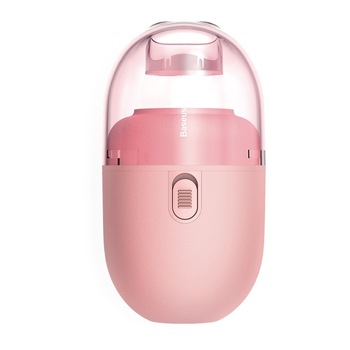 Aspirator cu capsula Baseus C2, baterie 2xAA, Roz Aspirator cu capsula Baseus C2, baterie 2xAA, Roz