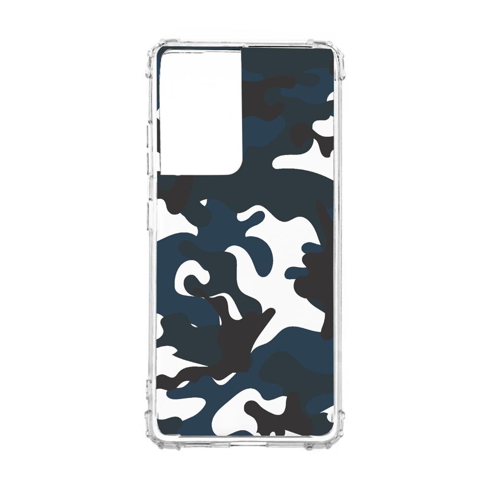 Husa Anti Shock, Compatibila Cu Samsung Galaxy S21 Ultra, Camuflaj, Silicon Premium, Rezistenta, 789