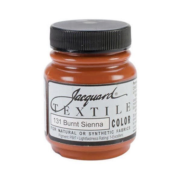 Vopsea pentru materiale textile Jacquard Textile Color, 67 ml, Burnt Sienna