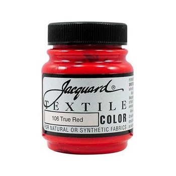 Vopsea pentru materiale textile Jacquard Textile Color, 67 ml, True Red Vopsea pentru materiale textile Jacquard Textile Color, 67 ml, True Red