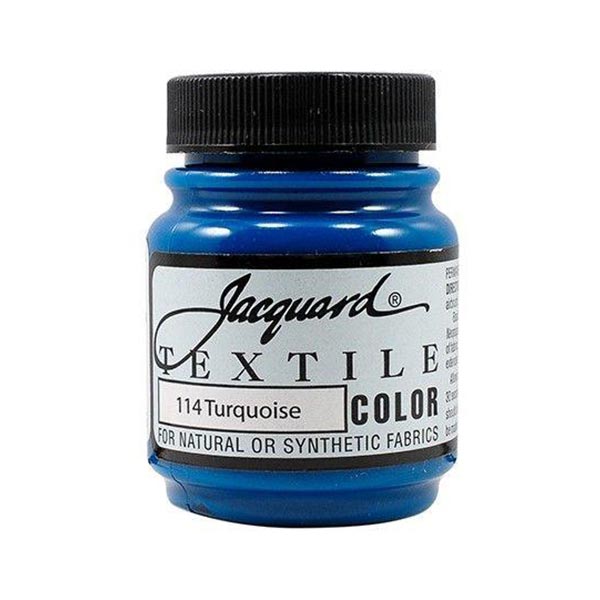 Vopsea pentru materiale textile Jacquard Textile Color, 67 ml, Turquoise