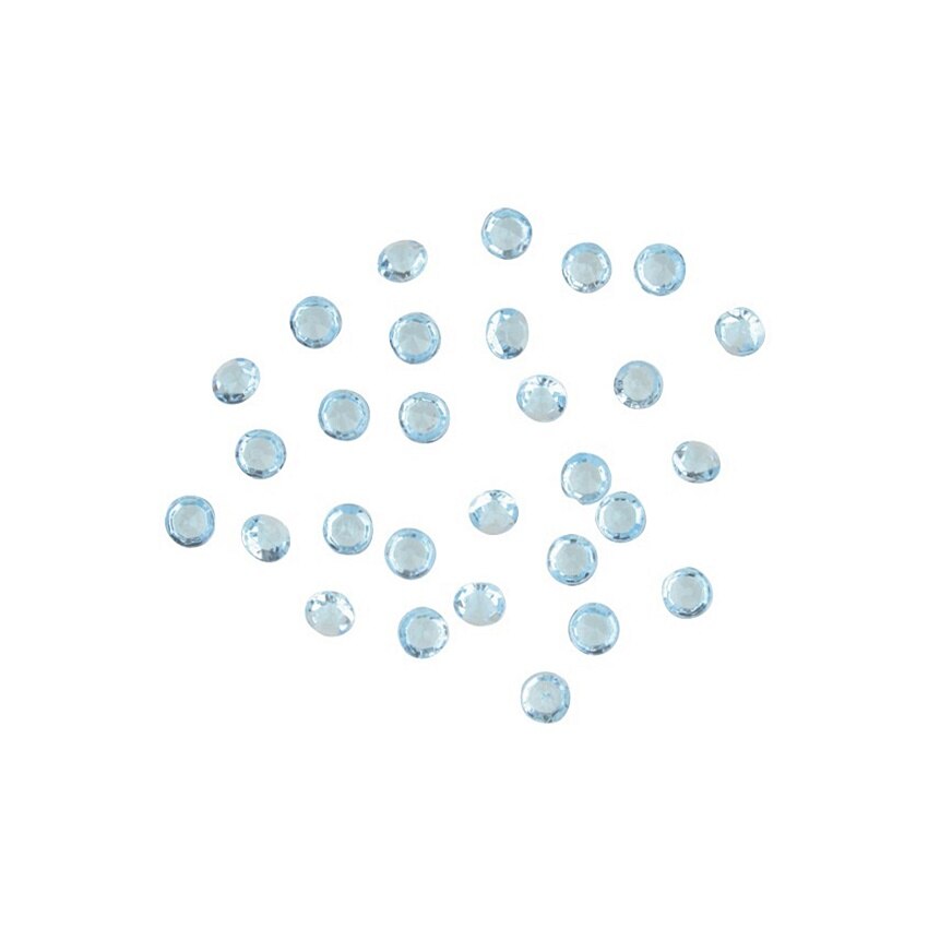 Strasuri decorative DIY 3mm - albastru, 20 g