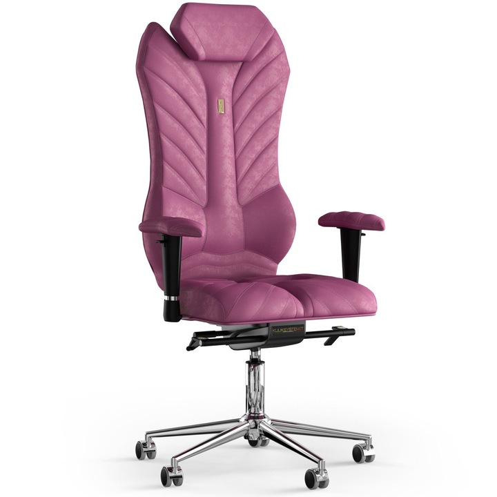 Ergonomikus irodai szék Kulik System, Antara, Textil, Rózsaszín