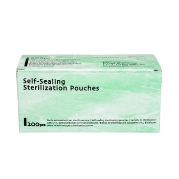 Set Pungi sterilizare cu abur, autoadezive 190 mm x 400 mm, 200 bucati Set Pungi sterilizare cu abur, autoadezive 190 mm x 400 mm, 200 bucati
