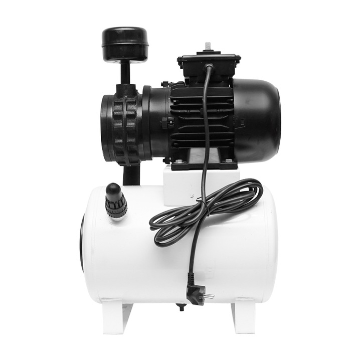 Pompa vacuum uscata cu motor 200L/min 1450rpm si rezervor pentru aparat de muls vaci Breckner Germany