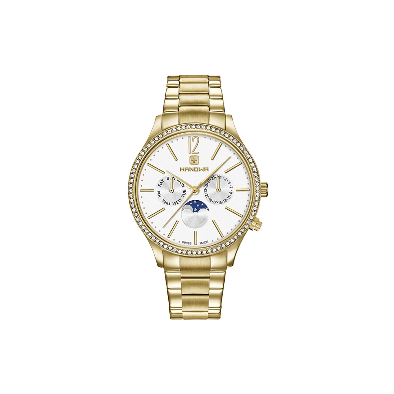 Ceas de dama Hanowa 16-7068.02.001, Quartz, 38mm, 3ATM
