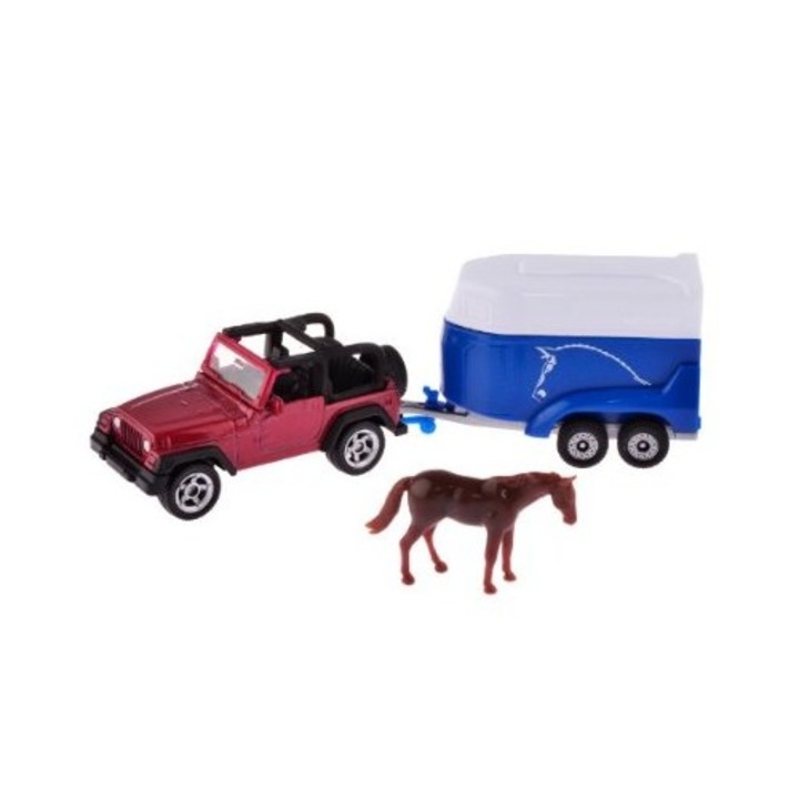 Джип Wrangler SIKU с ремарке и конче