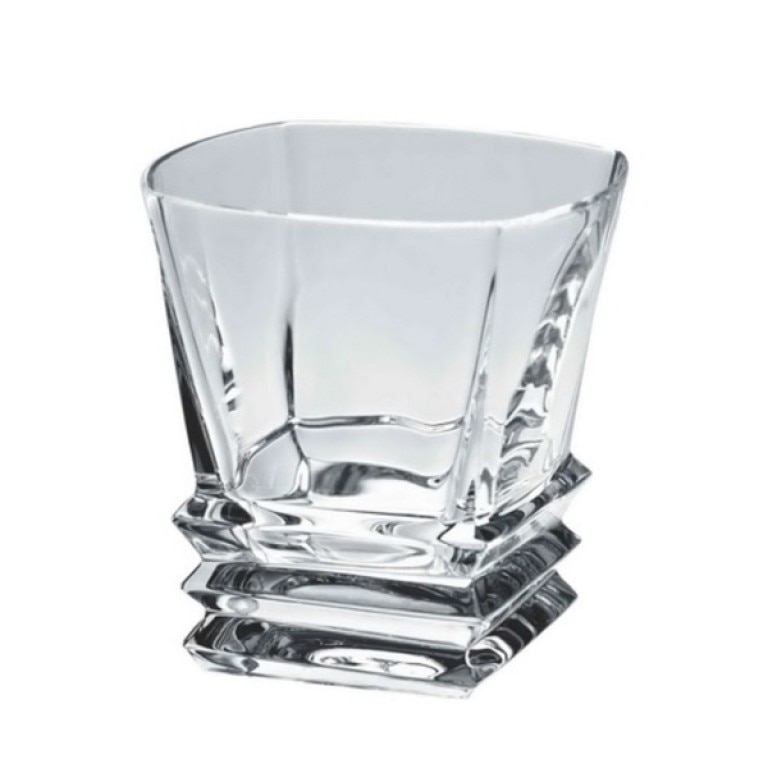 Set 6 pahare coniac/lichior/whisky/vodka, Bohemia Rocky, Sticla, 310 ml