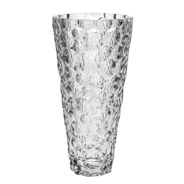 Vaza decorativa Lisboa, Bohemia, 31 cm, Transparent