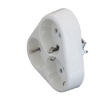 Priza tripla, schuko, VIKO Priza tripla, schuko, VIKO