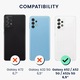 Tok kwmobile Samsung Galaxy A52/Galaxy A52 5G/Galaxy A52s 5G, szilikon, lila, 54351.240