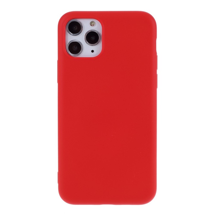 Husa protectie Flippy compatibila cu Apple iPhone 11 Liquid Silicone Case Rosu