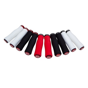 Set 2 Mansoane Sram Locking Grips - L 129 Mm, Rosu-Negru Set 2 Mansoane Sram Locking Grips - L 129 Mm, Rosu-Negru