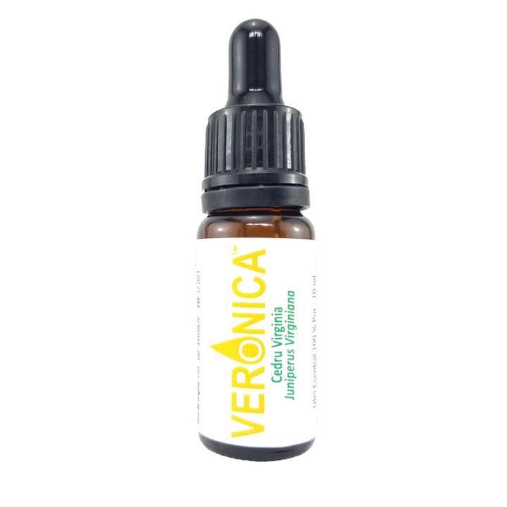 Ulei Esential de Cedru Virginia, Natural, 100 % Pur, 10 ml