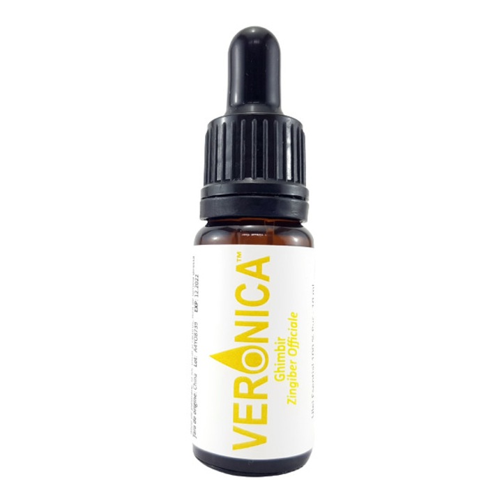 Ulei Esential Veronica, de Ghimbir, Natural, 100 % Pur, 10 ml