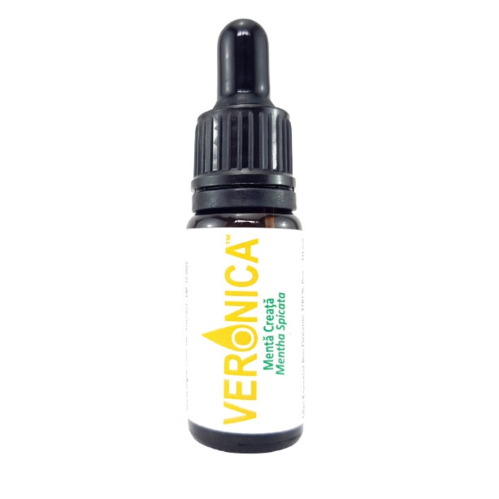 Ulei Esential Veronica, De Menta Creata, Spearmint, Bio Organic, 100 % Pur, 10 ml