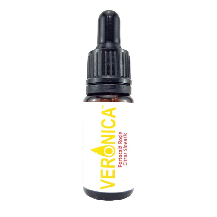 Ulei Esential de Portocala Rosie, Natural, 100 % Pur, 10 ml